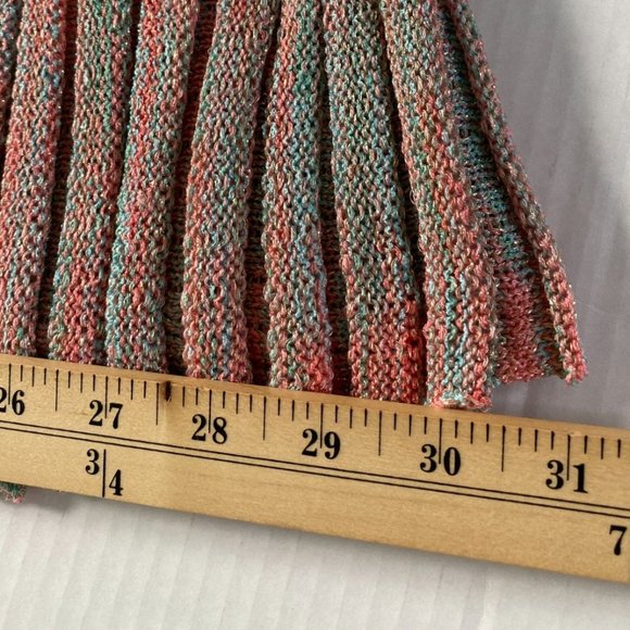 Krazy Kat Womens NWT Pink and Blue Long Line Cardigan with Glitter Size XXL - Picture 11 of 12